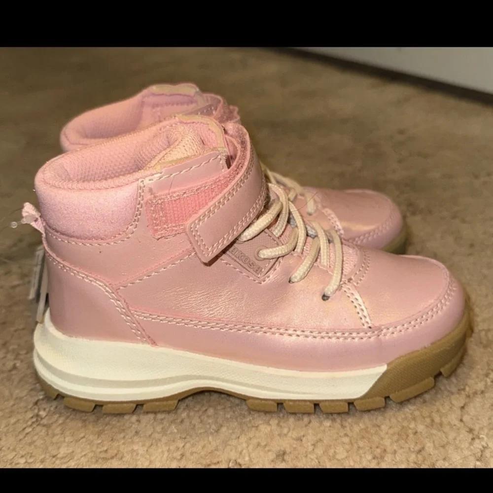 OshKosh B'gosh Pink Kids High-Top Boots